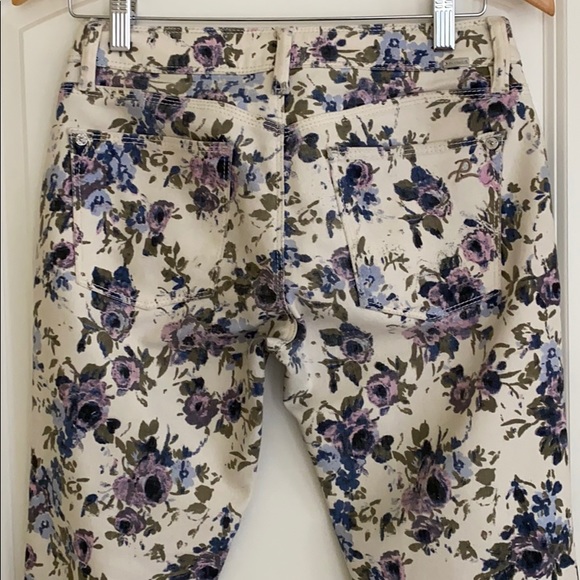 DL1961 Angel Floral Print Skinny Jeans, Size 27 - Picture 6 of 6